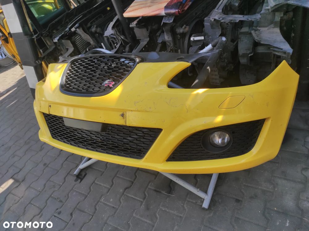 ZDERZAK PRZÓD PRZEDNI SEAT LEON 2 LIFT FR SPORT XENON SPRYSKI HALOGEN LS1A ŻÓŁTY WYSYŁKA !!! - 3