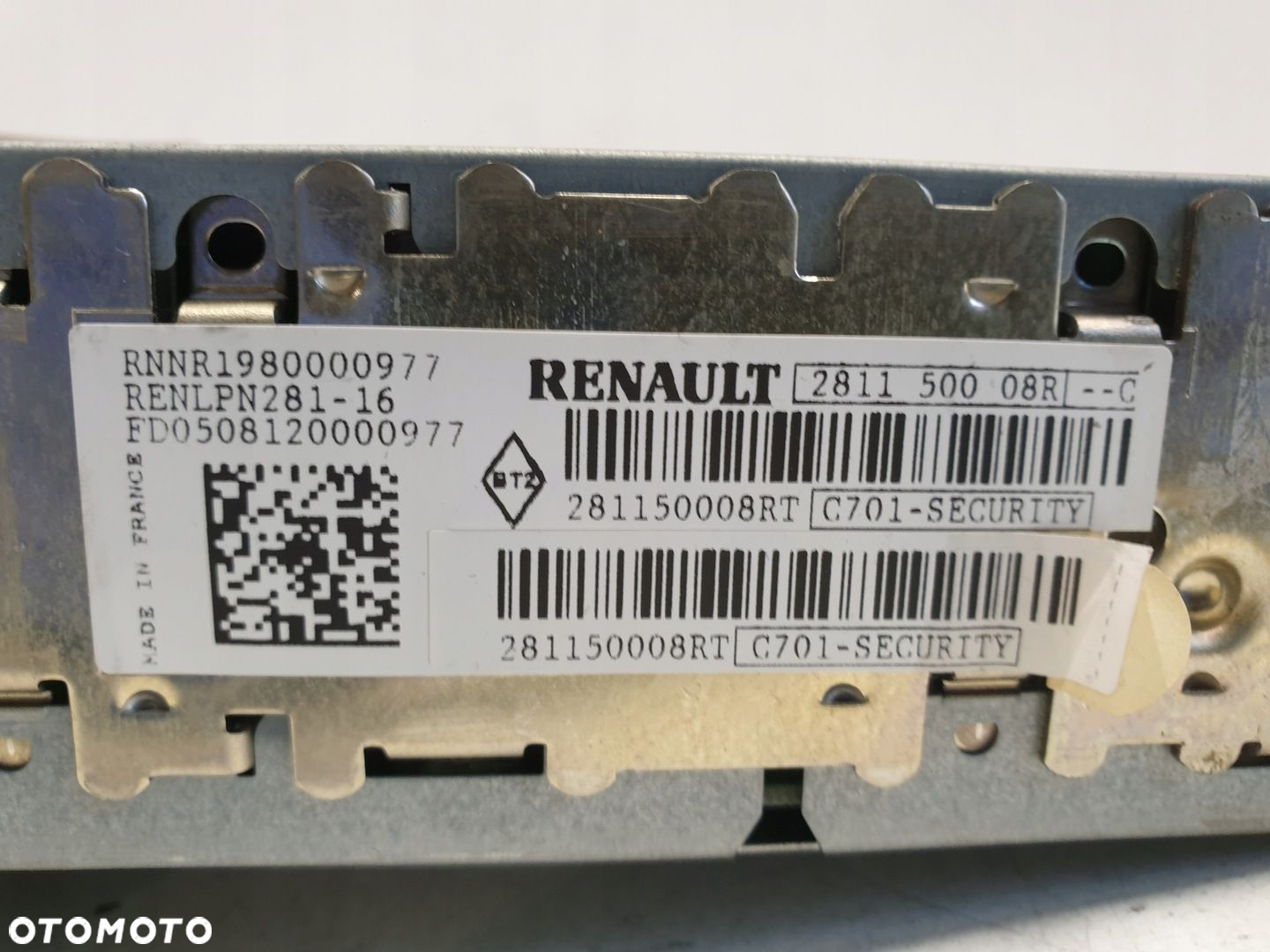 Renault Laguna III RADIO CD Panel Radia - 5