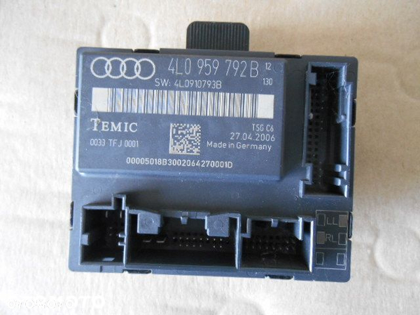 STEROWNIK DRZWI AUDI Q7 PRAWA STRONA 4L0959792B