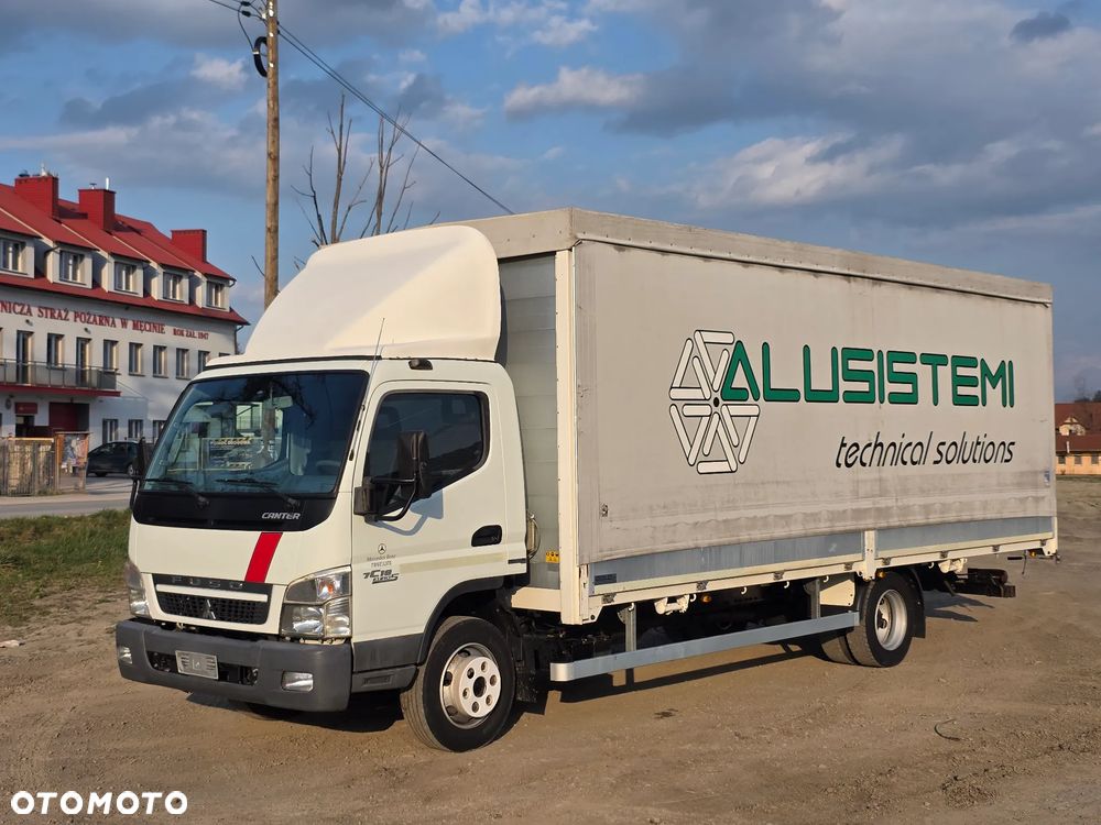 Mitsubishi Canter 7C18 Skrzynia Plandeka 6.00 M ! Klima  ! Perfekcyjny Stan ! - 1