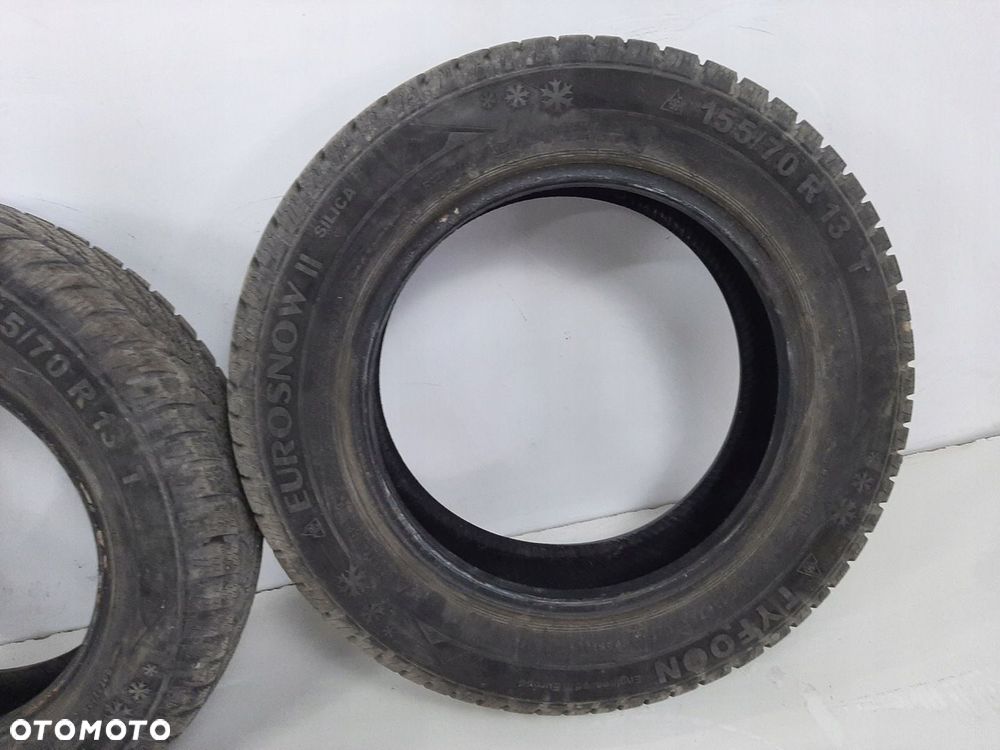 OPONY ZIMOWE TYFOON EUROSNOW II 155/70R13 75T DOT 2017 BIEZNIK 6MM - 14