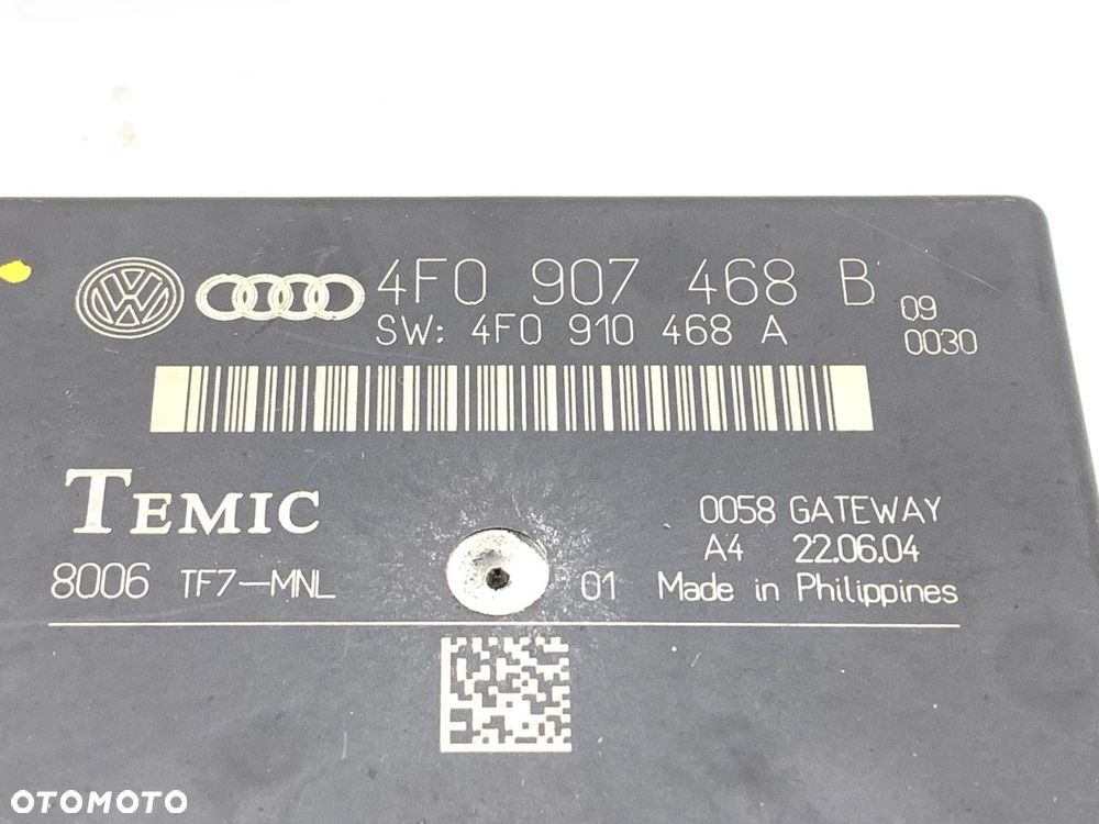 MODUŁ GATEWAY  AUDI A6 C6 (4F2) 2004 - 2011 3.0 TDI quattro 165 kW [225 KM] olej napędowy 2004 - - 4