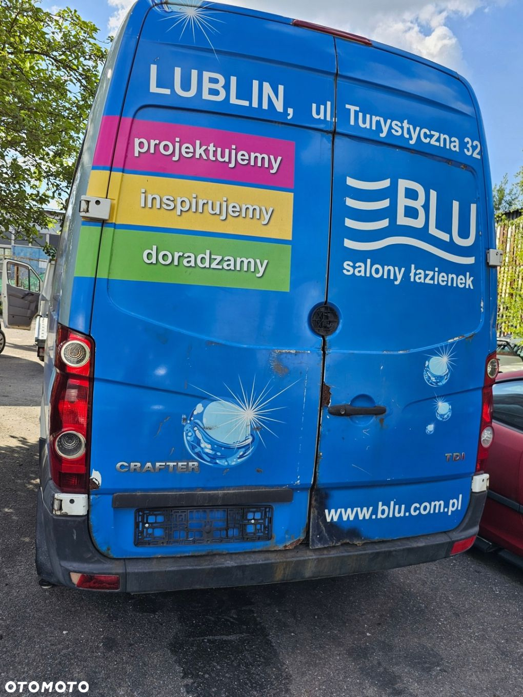 DRZWI LEWY PRAWY TYŁ SPRINTER 906 VW CRAFTER 06- MAX WYSOKI - 5