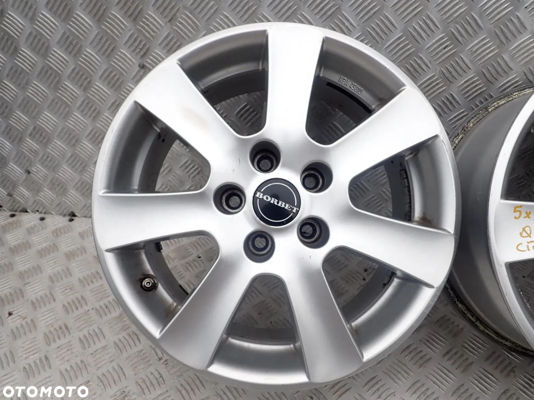 FELGI ALUMINIOWE 5X108 FORD PEUGEOT CITROEN C5 BORBET - 7