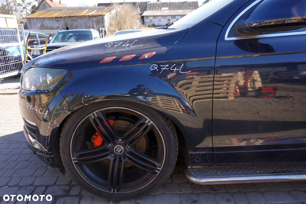 MASKA ZDERZAK BŁOTNIKI LAMPY Q7 4L LIFT LZ5Q  AUDI 2009-2015 CZARNY PRZÓD KOMPLETNY - 9