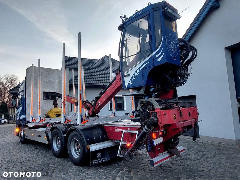 Scania R650 6x4 next gen do drewna drzewa lasu Srowadzona, Super Stan! - 4