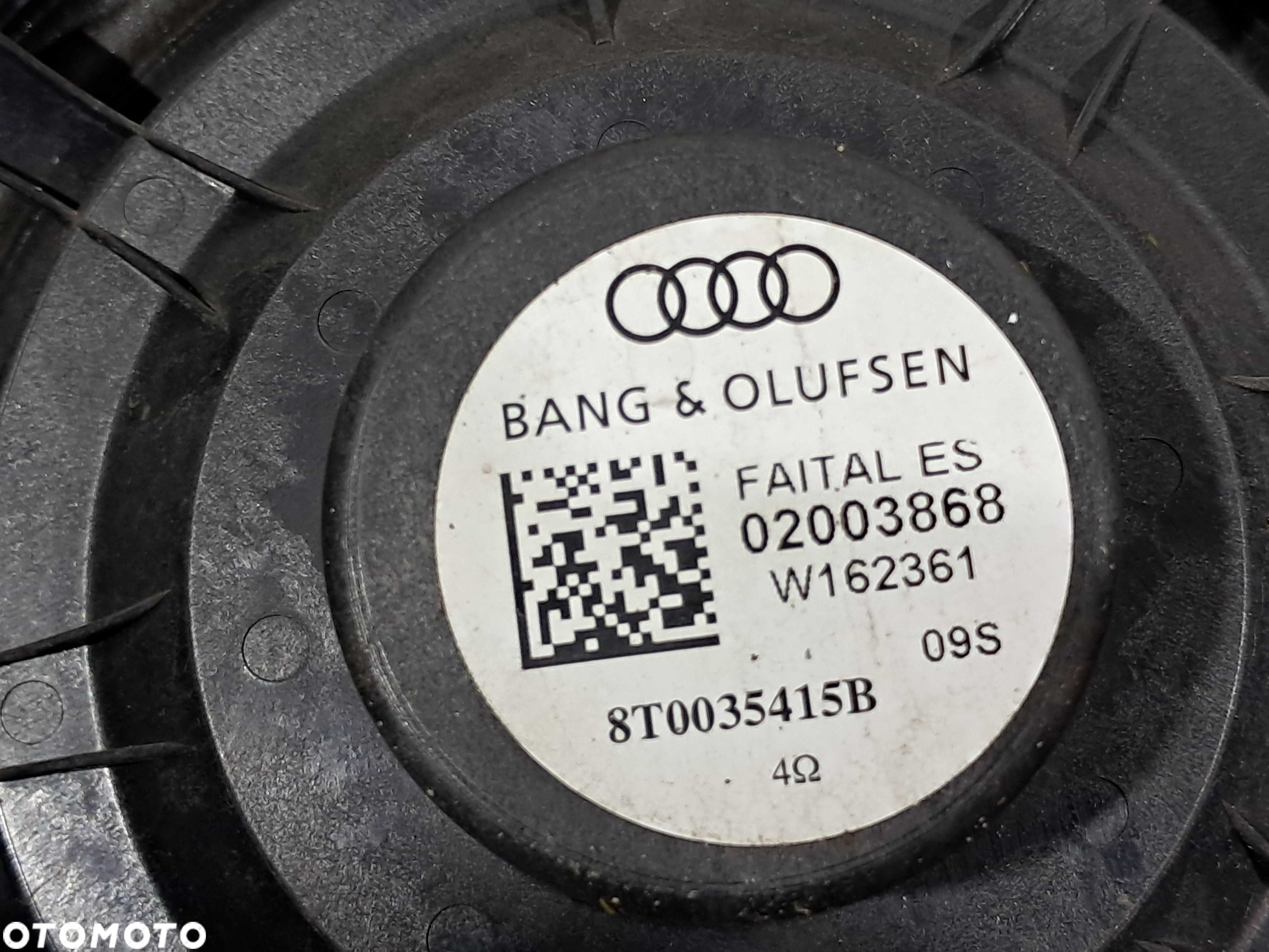 AUDI A4 B8 sedan BANG OLUFSEN nagłośnienie wzmacniacz głośnik blenda - 7