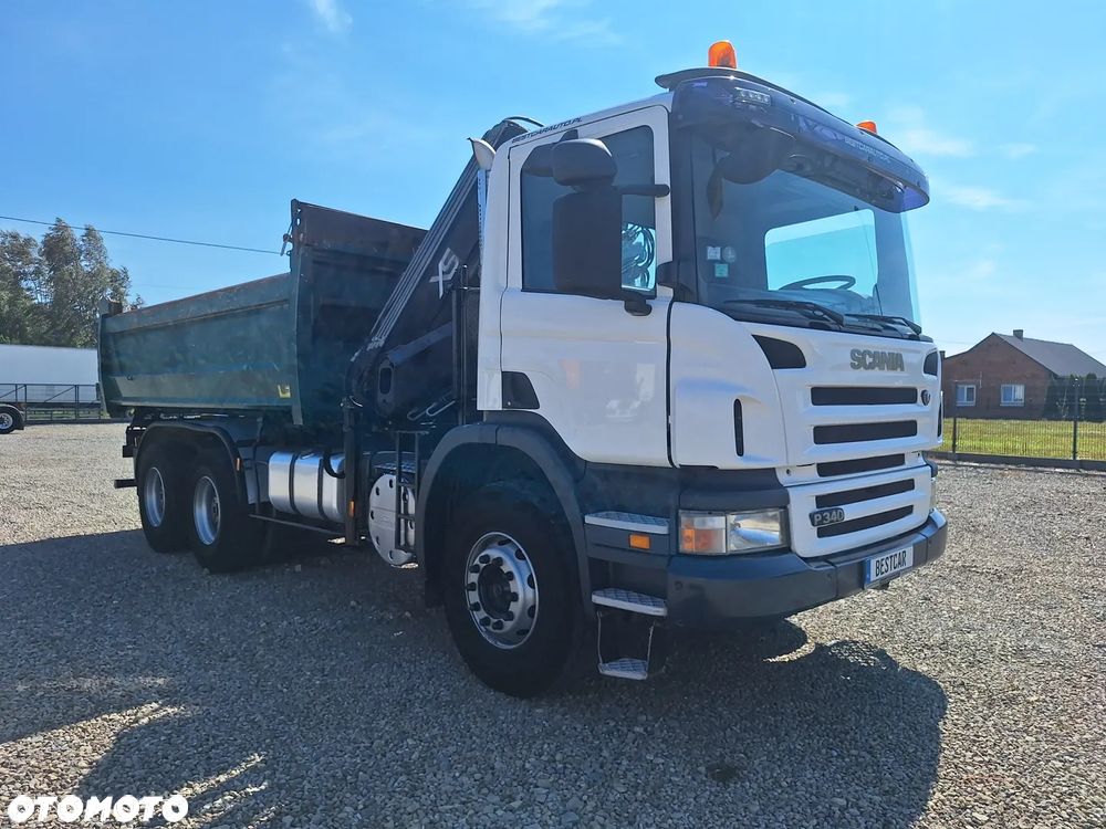 Scania P340 6X4 BORDMATIC / HDS HIAB 122/ Import Francja - 3