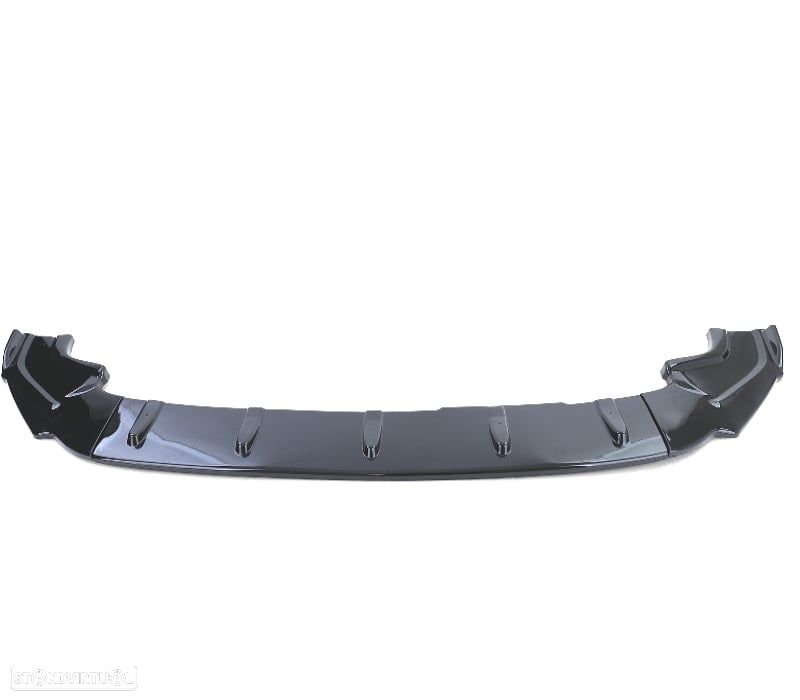 SPOILER LIP FRONTAL VOLKSWAGEN VW GOLF 7 13-20 LOOK GTI PRETO BRILHANTE - 3