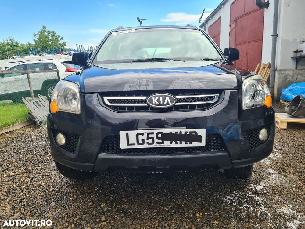 Bara fata Kia Sportage II 2006 - 2010 NEGRU (947) Benzina model fara spalatoare far - 2