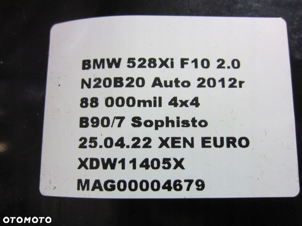 BMW F10 SCHOWEK PASAŻERA BRĄZ DAKOTA ZIMTBRAUN - 9