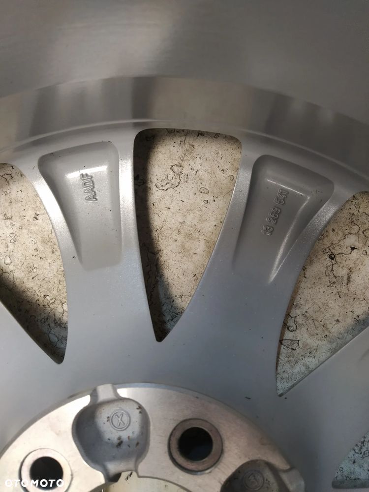 OPEL MERIVA B ASTRA ZAFIRA 7X17 ORYGINALNE FELGI ALUMINIOWE R17 ET47 5X110 DEKIELKI OPEL ORYGINAŁ - 9