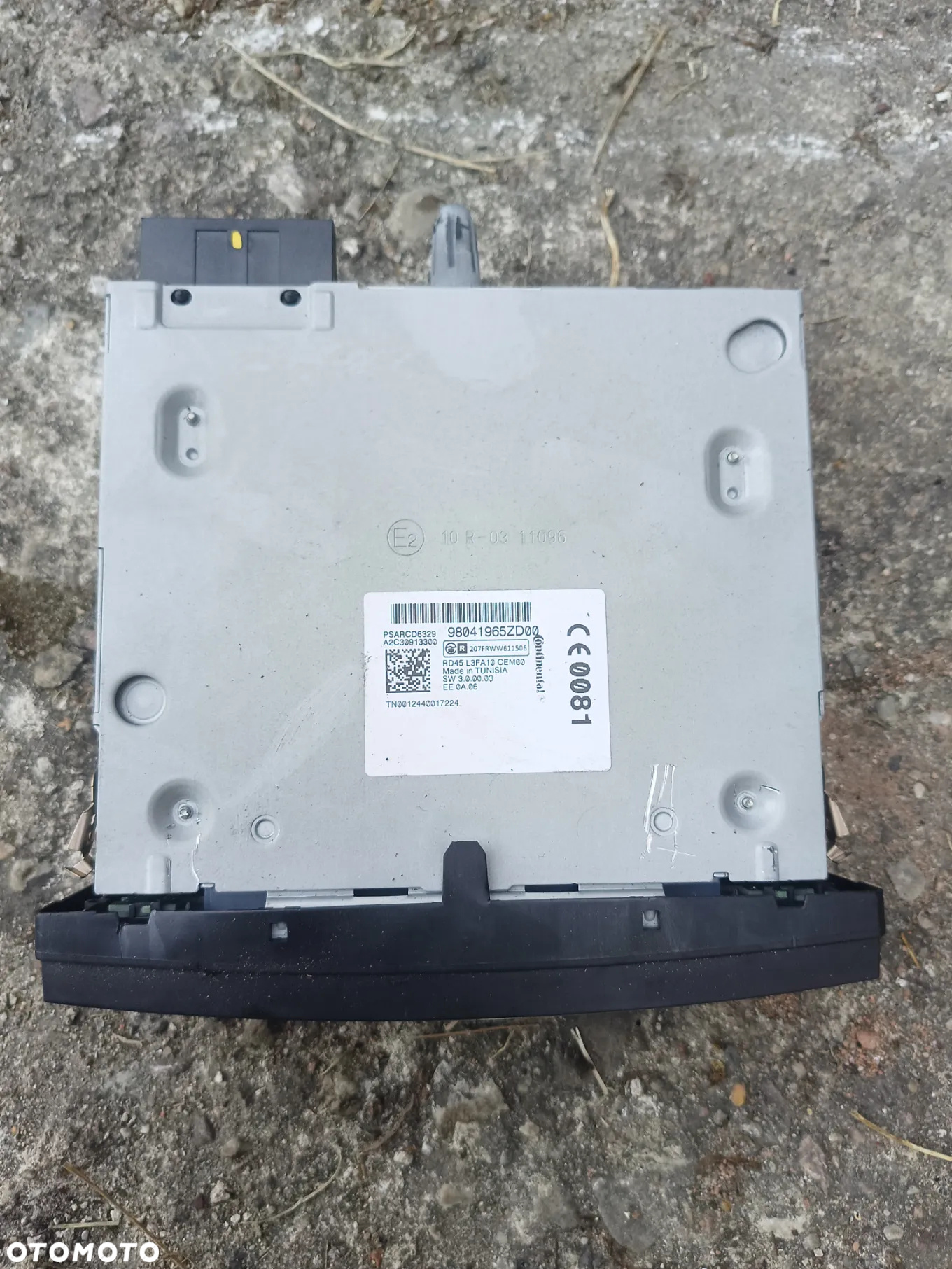 PEUGEOT 301 CITROEN RD45 RADIO CD 98041965ZD - 2