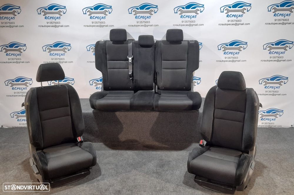 .BANCO BANCOS TECIDO VELUDO HONDA CIVIC VIII 8 MK8 FN2 FN 2 S TYPE STYPE FRENTE FRONTAL TRASEIRO TRÁS AIRBAG - 1