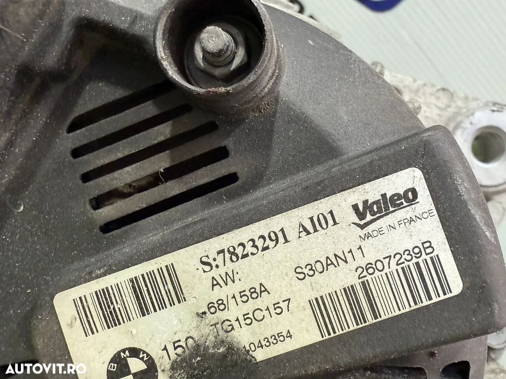 ALTERNATOR MINI COOPER CABRIO R57 LCI 1.6 BENZINA 2010 COD OEM 7823291AI01 2006-2013 - 8