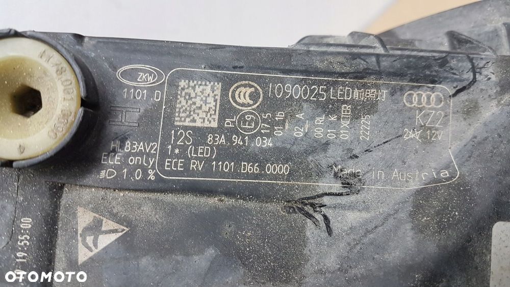 LAMPA PRZÓD PRAWA AUDI Q3 18- FULL LED 83A941034 - 12