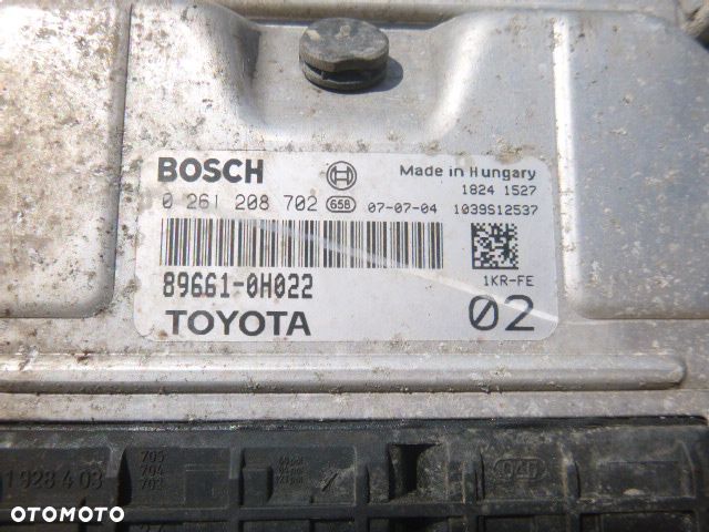 ZESTAW STARTOWY KOMPUTER STACYJKA IMMOBILIZER TOYOTA AYGO 1.0 - 3
