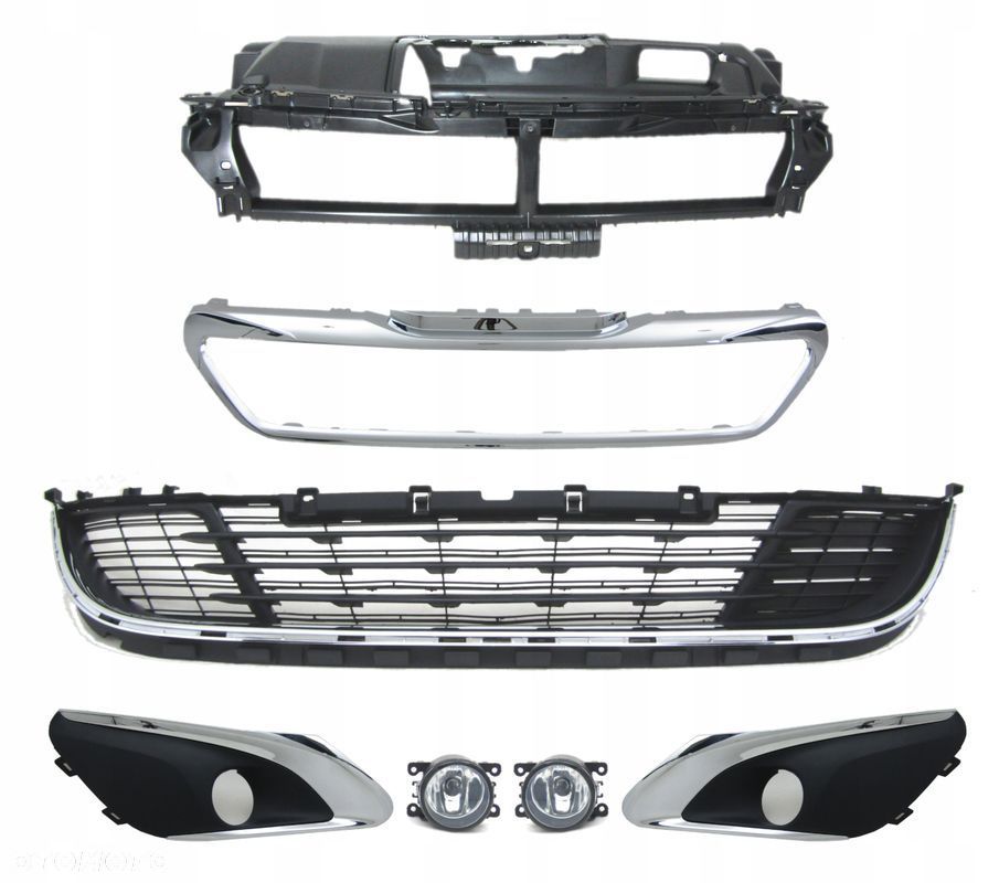Zestaw Kratki Atrapa halogeny Peugeot 308 T9 13 - 17 Allure - 1