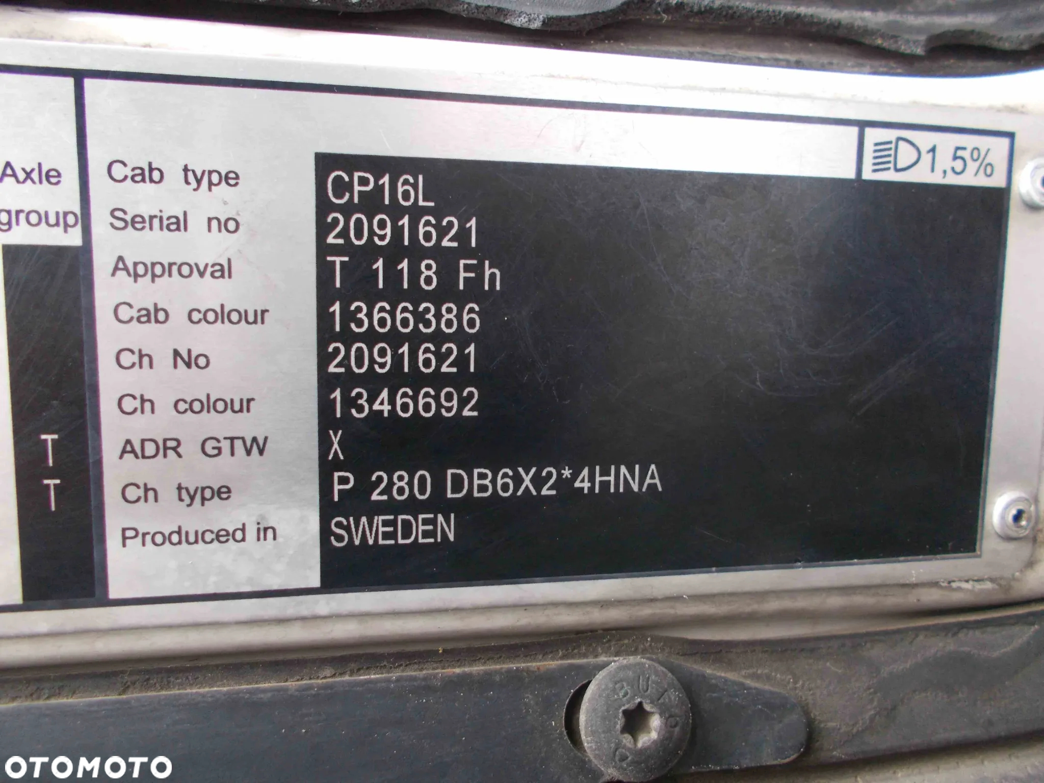 Scania P280 Rama Do Zabudowy 2014/2015 rok // Krótki Rozstaw Osi 375cm // 214 tyś km // Oś Skrętna 6x2 - 19