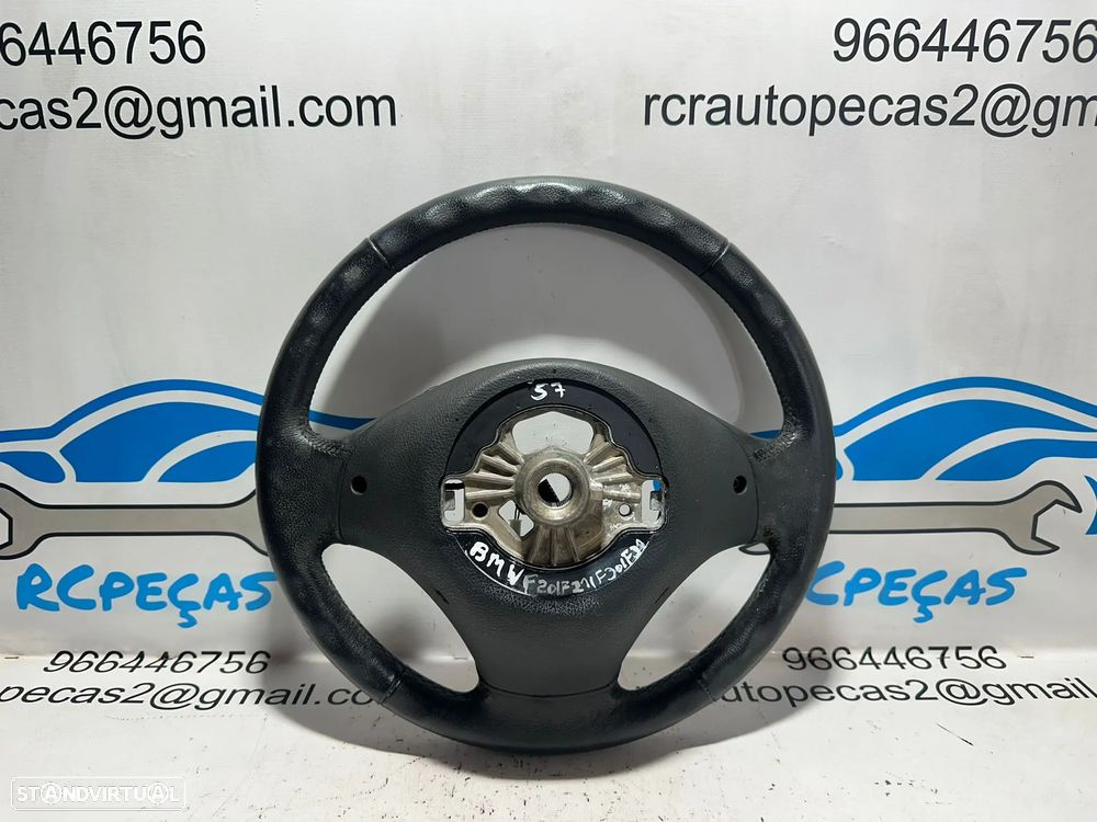 .Volante Pele Comandos Multifunções BMW Serie 1 F20 5 Portas F21 3 Portas Serie 3 F30 Sedan F31 Touring Carrinha F34 GT - 5