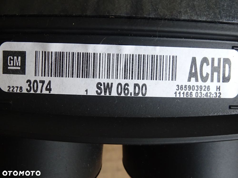 OPEL INSIGNIA A LICZNIK ZEGARY TABLICA PRZYRZĄDÓW 2,0D CDTI - 6