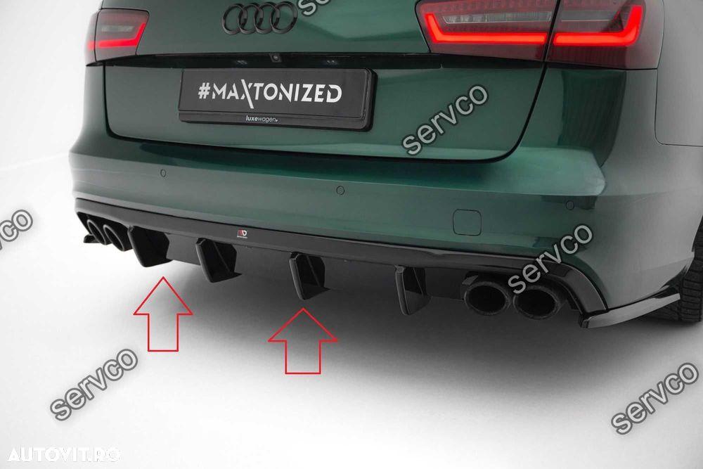Difuzor bara spate Audi A6 C7 S6 C7 11-14 Sline Sedan si Avant v30 - 2