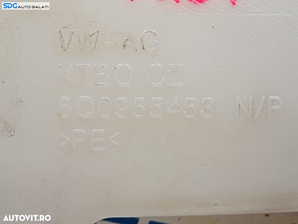 Vas Stropgel Rezervor Lichid Parbriz Seat Cordoba 1.2 1.4 1.6 1.9 2.0 2002 - 2009 Cod 6Q0955453N 6Q0955453P [M7686] - 5