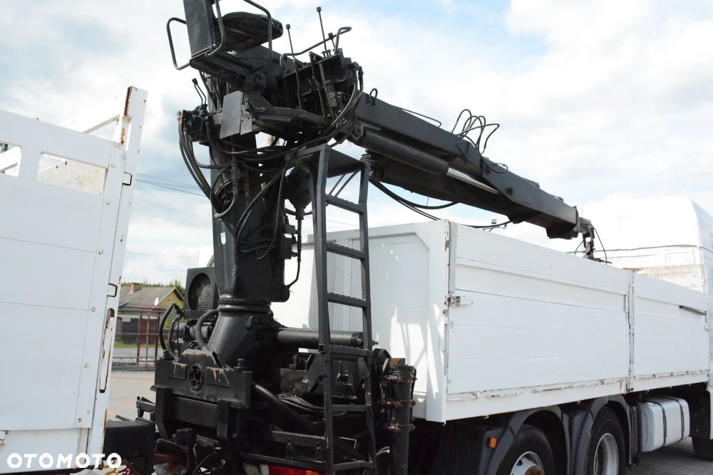 MAN TGA 410 + przyczepa / 2002r / HDS HIAB / Podnoszona oś BPW - 16