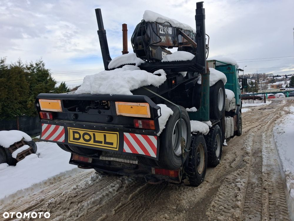 Scania 144G 530 V8 Zestaw do Drewna/Drzewa/Lasu Dłużyca Jonsered HDS Dźwig żuraw Crane Kran Doll Manuel Gearbox Full Steel - 6