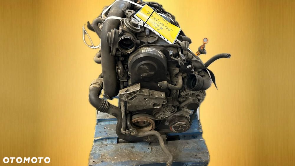 Volkswagen BXE 1.9 diesel silnik kompletny z pełnym osprzętem gotowy do montażu VIDEO PRACY SILNIKA - WHATSAPP LUB LINK W OPISIE - 4