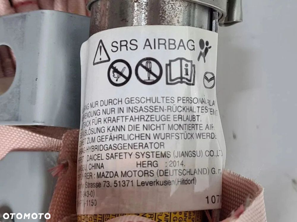 Kurtyna Poduszka Airbag Mazda III 6 GJ Kombi GHP9-R - 5