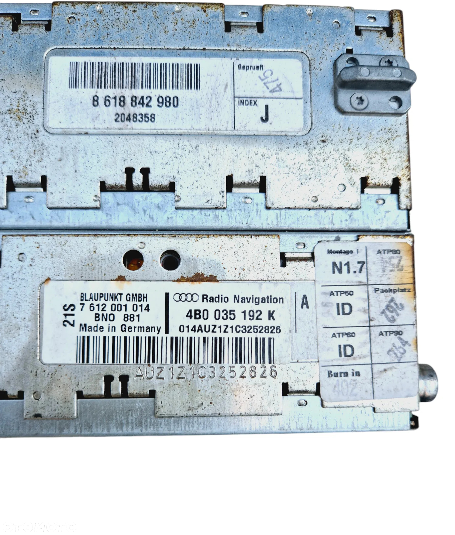 RADIO NAWIGACJA NAVIGATION PLUS AUDI A6 C5 4B0035192K - 10