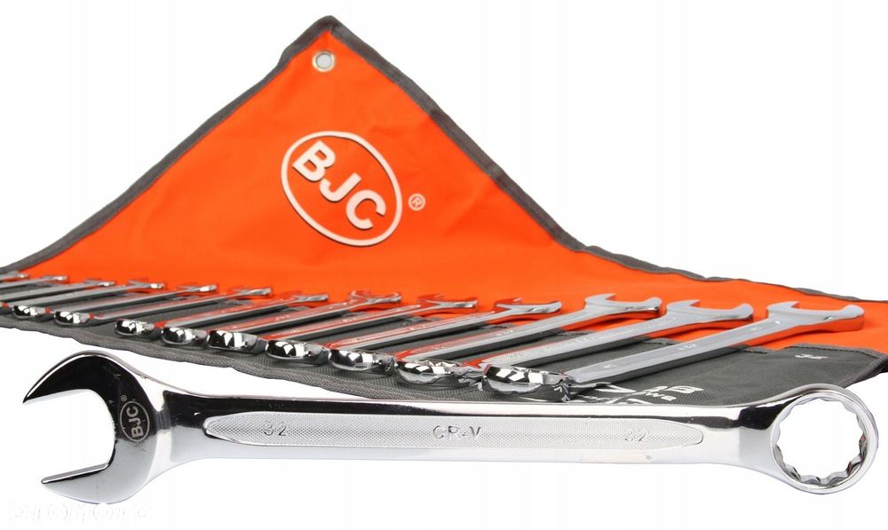 KLUCZE płasko oczkowe BJC 6-32 CrV ZESTAW GRUBE - 5