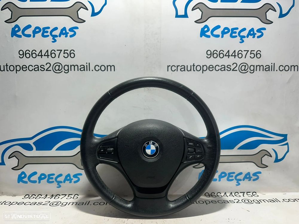 .Volante Multifunções Comandos Original BMW Serie 1 3 Pele 62558001F - 3