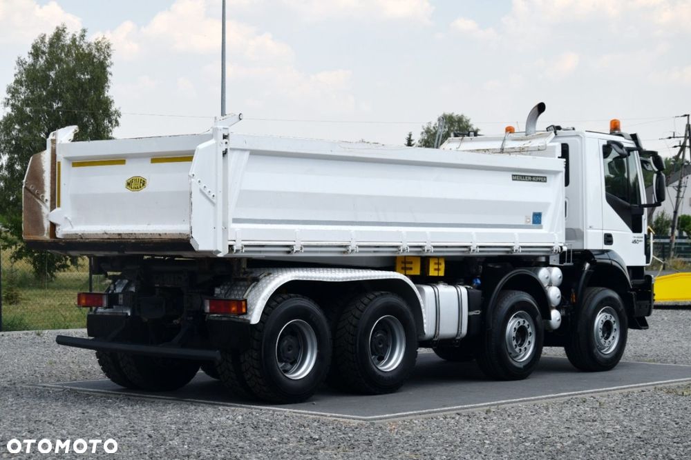 Iveco Magirus Trakker 450 8x4 Meiller Kipper - 5