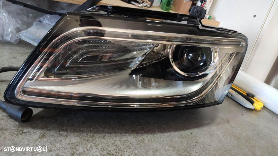 farol esquerdo bi-xenon led direcional Audi Q5 facelift - 7