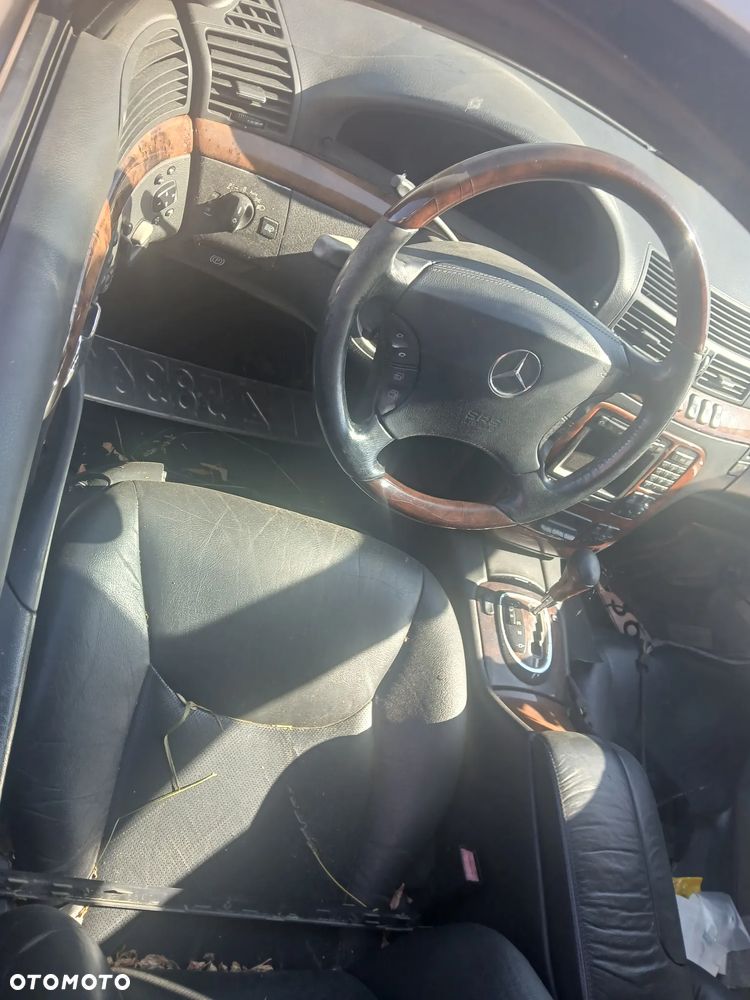 mercedes w220 s klasa 693 maska zderzak lampa grill błotnik drzwi zbiornik paliwa szyba - 3