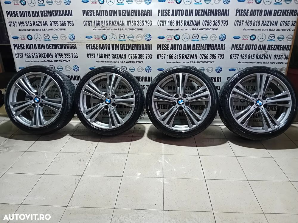 Jante Aluminiu Bmw R19 Style 407 F30 F31 F32 F33 F34 F36 F20 F21 5x120 Anvelope Vara 2023 255/35R19 - 1