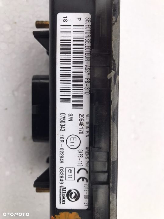 Wybierak sterownik skrzyni biegów Allison - 6