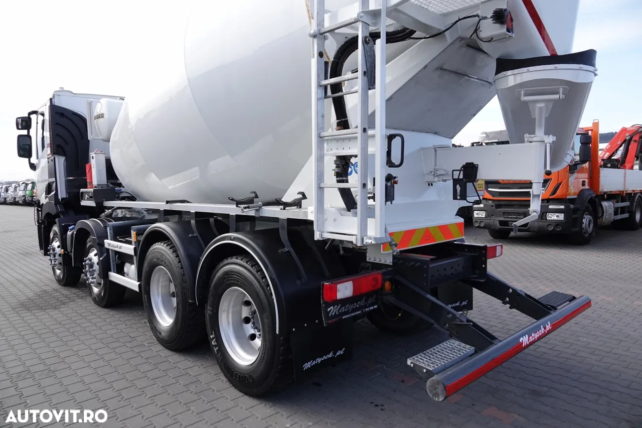 Renault C 430 / 8X4 / BETONER / BETON CONVERTER 9 M3 /  LIEBHERR / EURO 6 / JANTE ALIE /  2018 - 9