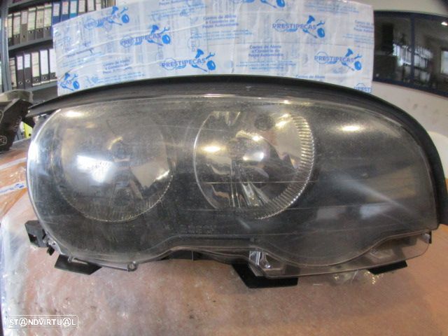 Farol 0301157206 BMW E46 COUPE 2000 318CI 118CV 2P CINZENTO DRT H7 + H7 ORIGINAL - 1