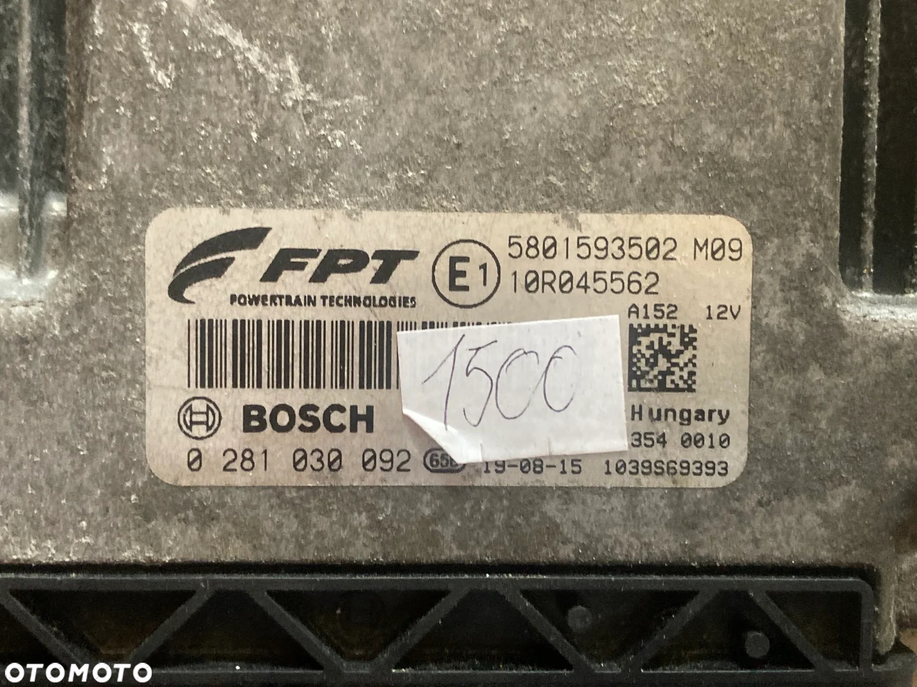 KOMPUTER STEROWNIK SILNIKA IVECO DAILY 3.0 2014- 5801593502 0281030092 - 2