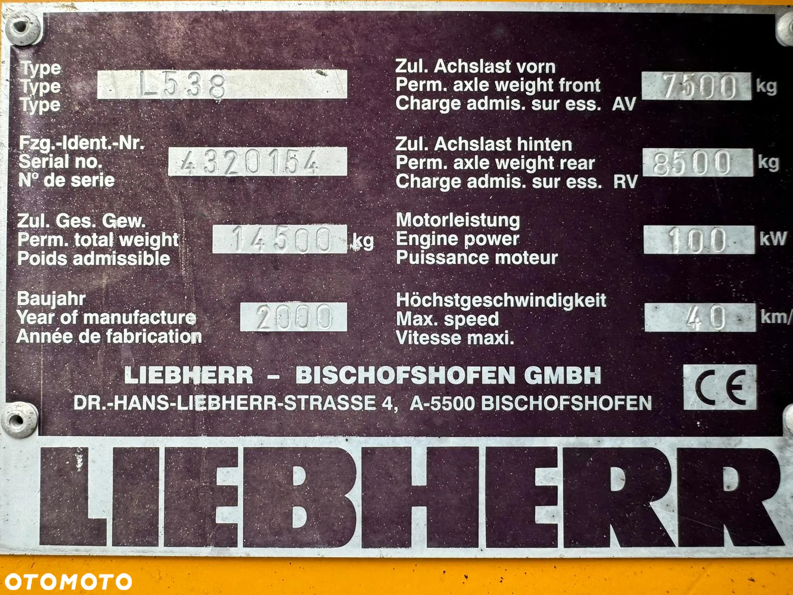 Liebherr L538 - 16