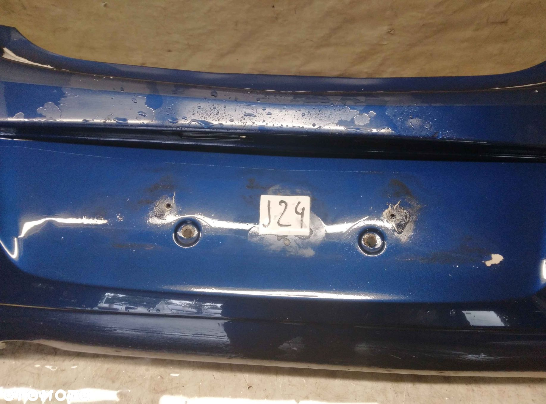 @ ZDERZAK TYŁ TYLNY OPEL CORSA D Z21B GRANAT GRANATOWY - 2
