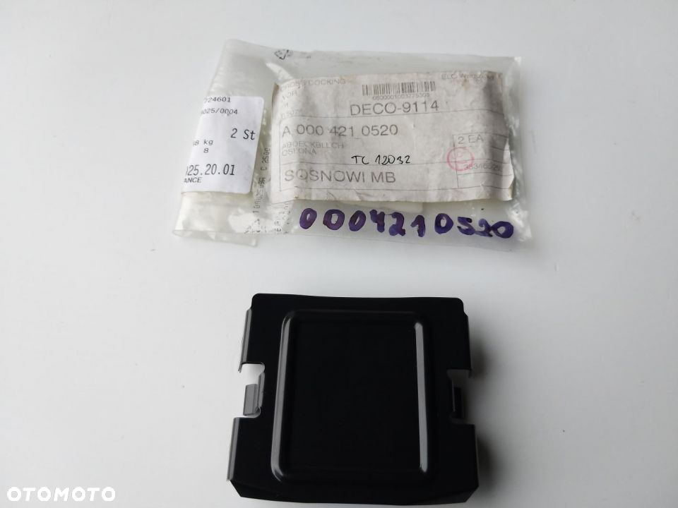 Osłona zacisku hamulcowego tył DB 300 sel  Mercedes w114 005 -230  0004210520 oryginał - 2