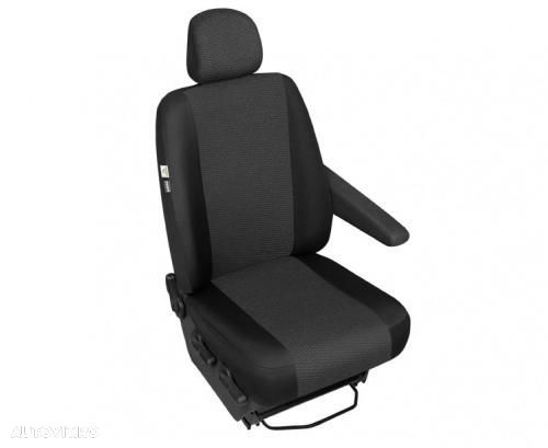 Husa scaun auto pasager Ares Van Tailor Made pentru Renault Trafic 3, Opel Vivaro 2, Nissan NV300, Scaun dreapta - 1