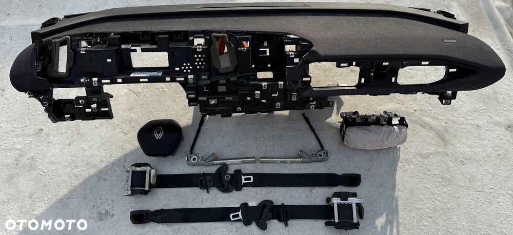 RENAULT MEGANE V 5 E-TECH DESKA KONSOLA KOKPIT PULPIT PÓŁKA PARAPET PODUSZKI POWIETRZNE KIEROWCY PODUSZKA POWIETRZNA PASAŻERA AIRBAG AIR BAG SRS FOTELA W FOTEL KURTYNA KURTYNY PASY PAS OKAZJA SPRAWDŹ Raz2 - 2