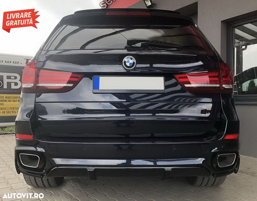 Pachet Exterior Aero Prelungire Bara Fata si Difuzor BMW X5 F15 (2014-2018) M Tech- livrare gratuita - 19
