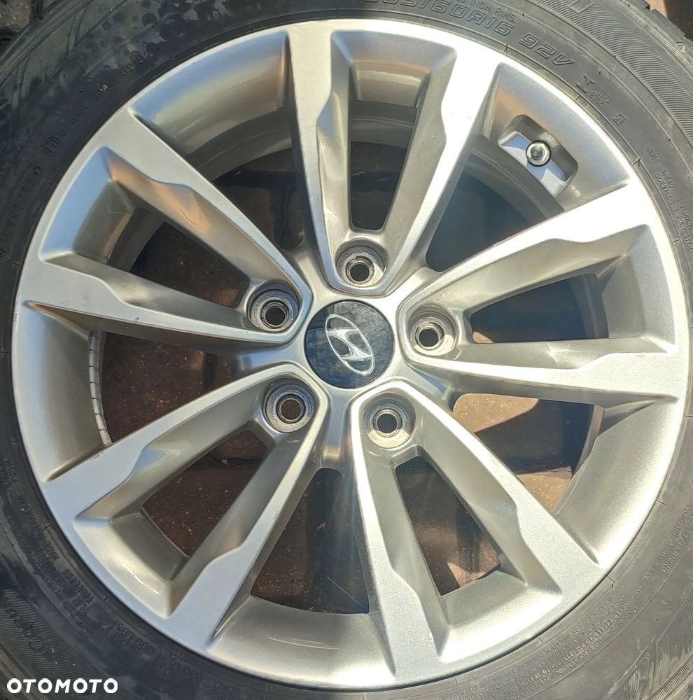 Felgi Aluminiowe Oryg. Hyundai i40 Kia 16 Cali 7Jx16 5x114,3 Et40 Ø67,1mm  Czujniki Ciśnienia Tpms 52910-3Z610 Starogard Gdański - 4
