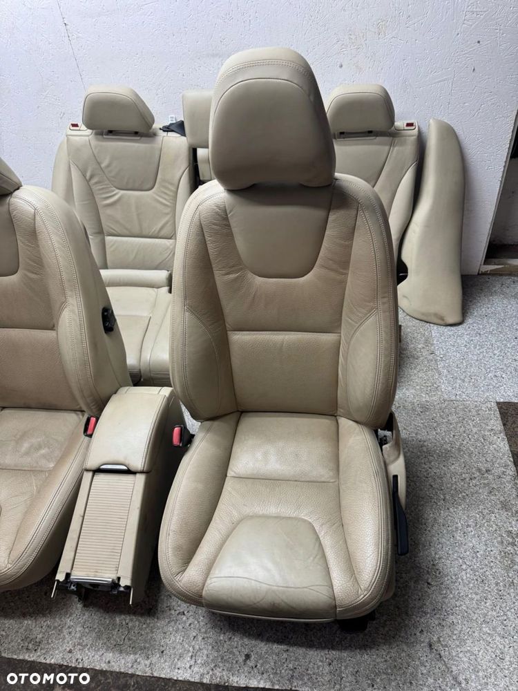 fotel lewy prawy kanapa komplet volvo v60 i 2011-2018 skóra - 13